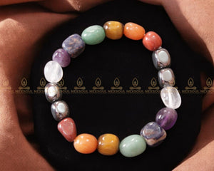 7 Chakra Tumble Bracelet - Nexsoul