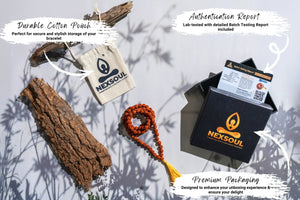 Rudraksha Mala 108+1 Beads - Nexsoul