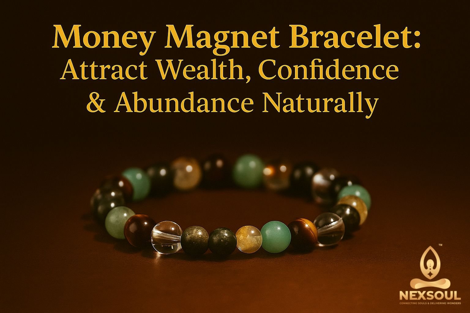 Money Magnet Bracelet: Attract Wealth, Confidence & Abundance Naturally - Nexsoul