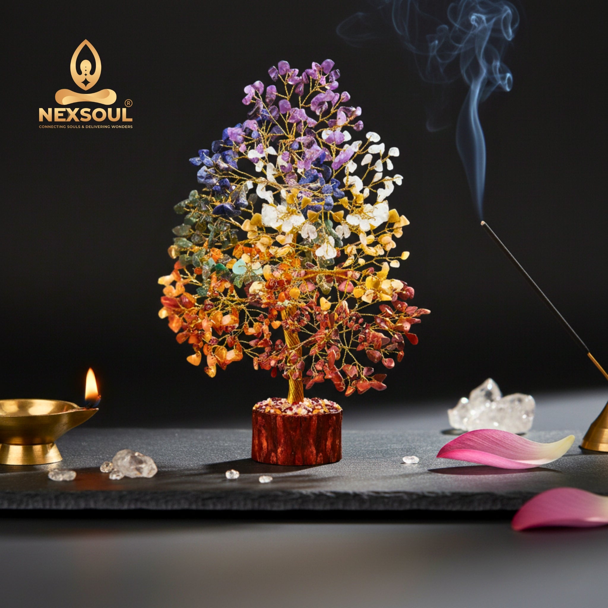 7 Chakra Crystal Tree - Nexsoul