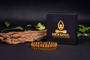 Gold Plated Elite Rudraksha Bracelet - Nexsoul