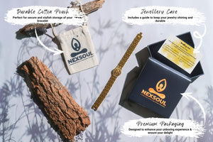 Gold Plated Om Bliss Bracelet - Nexsoul