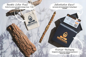 Gold Plated Om Rudraksha Bracelet for Men - Nexsoul