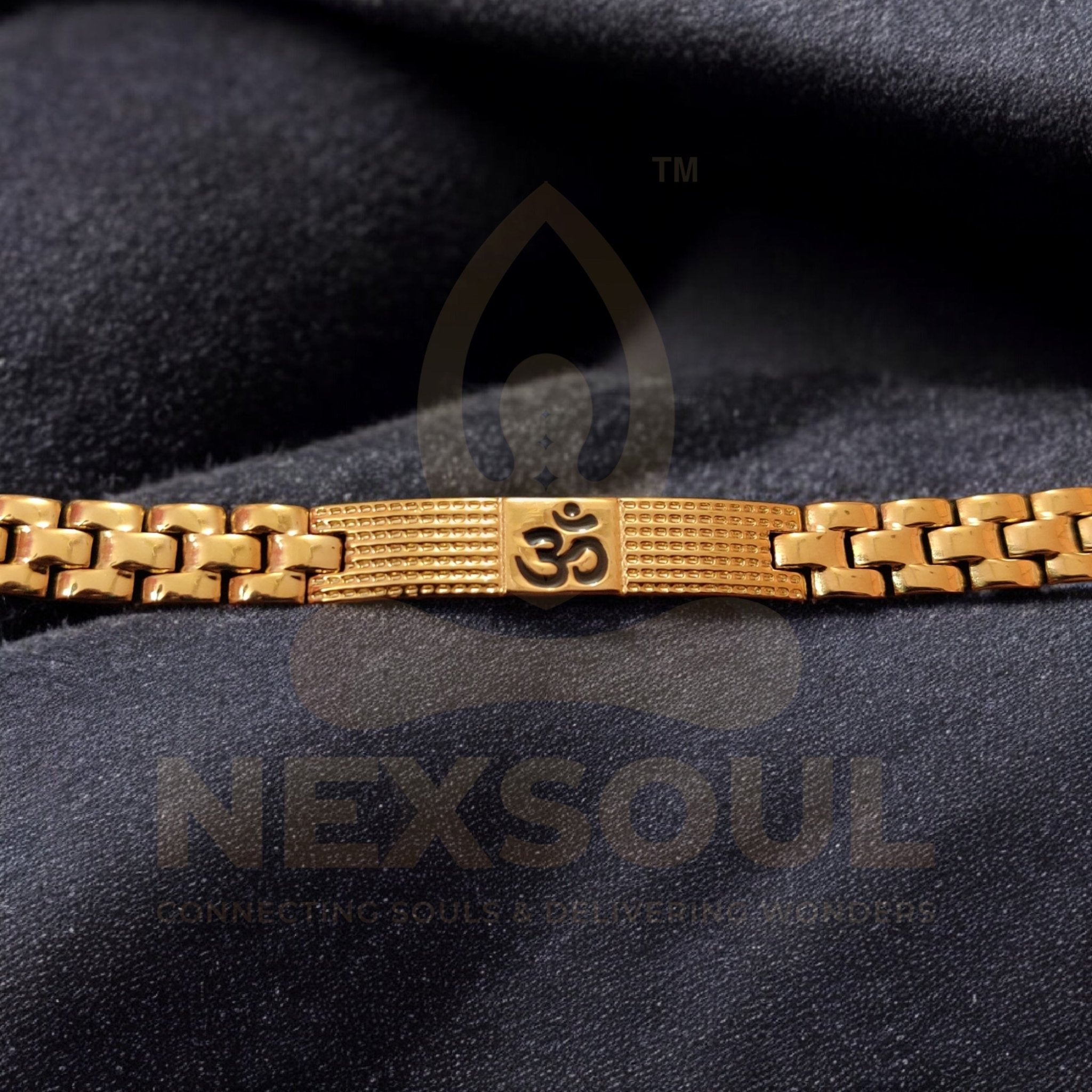 Gold Plated Om Zen Bracelet - Nexsoul
