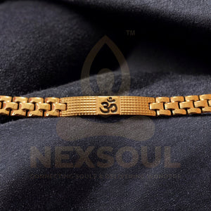 Gold Plated Om Zen Bracelet - Nexsoul