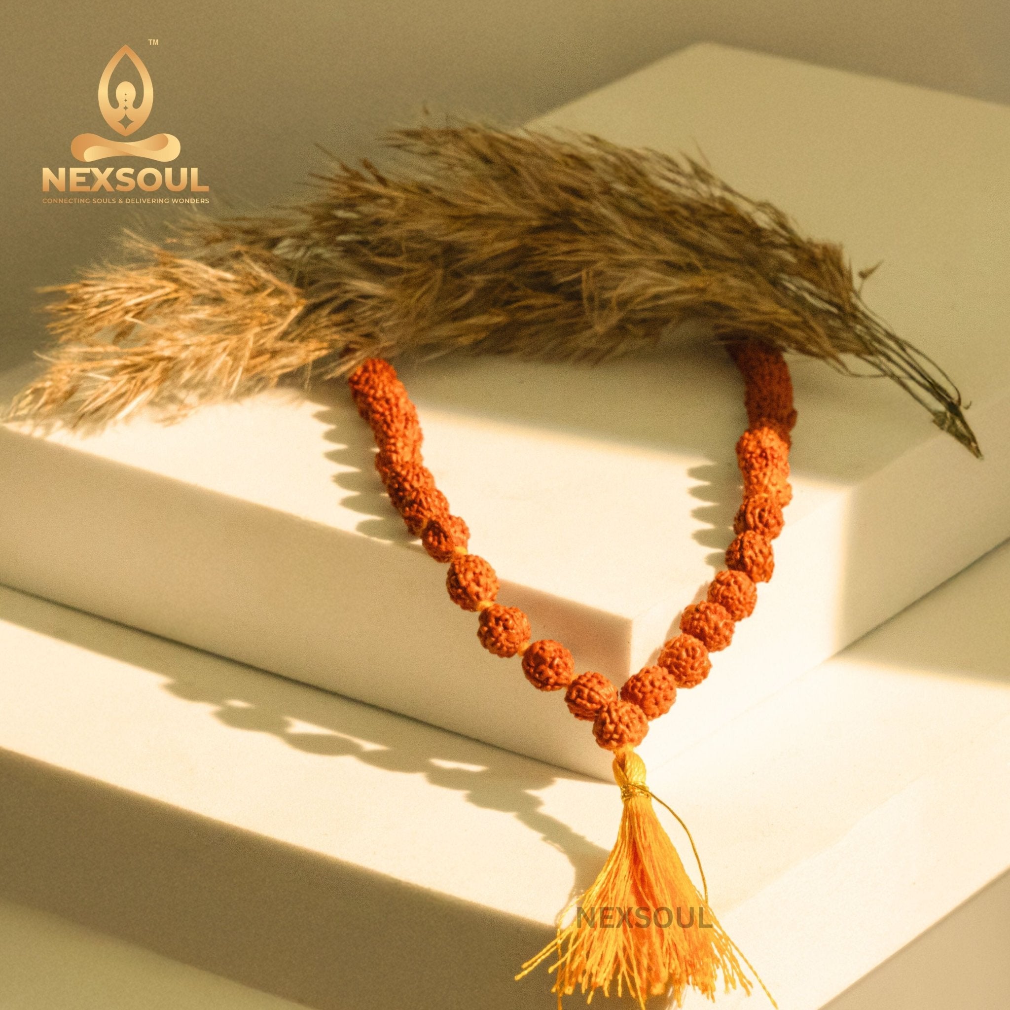 Rudraksha Mala 108+1 Beads - Nexsoul