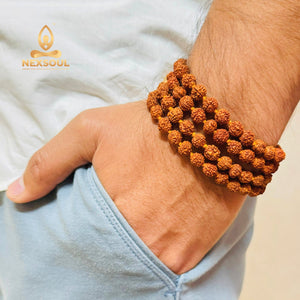 Rudraksha Mala 108+1 Beads - Nexsoul