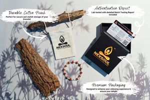 Silver Plated Flow Rudraksha Bracelet - Nexsoul